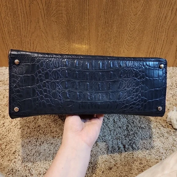 EUC Kate Spade Orchard Valley Sinclair Shoulder Bag Tote Croc Embossed Leather - Picture 5 of 8